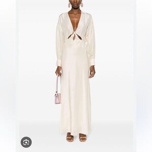 Forte Forte Silk Cream Maxi Dress